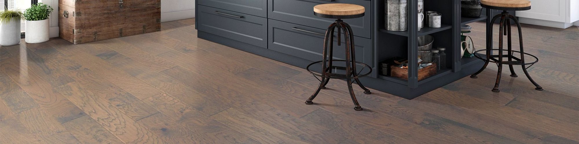 Modern kitchen on laminate from White's Flooring & Carpet Cleaning, Columbia City, IN
